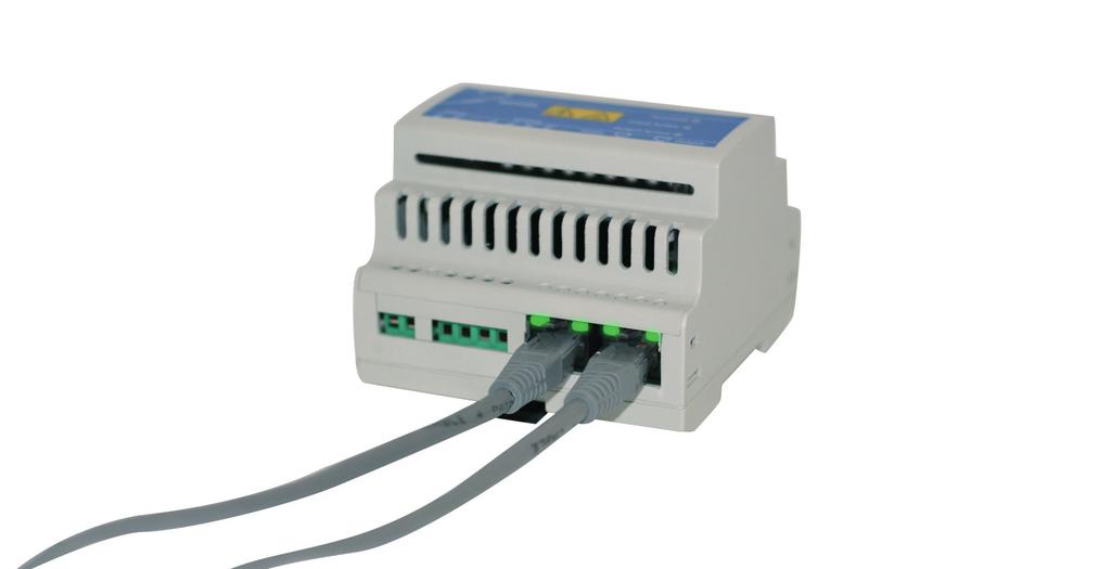 ВНИМАНИЕ Използвайте прав кабел Cat 5E съгласно стандарт 568 или негов еквивалент за входяща / изходяща комуникация Power over Modbus.