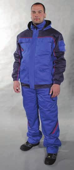 Зимен комплект яке и полугащеризон модел 3020 Външна тъкан: 100% памук, 240 г/м 2 Вата: капитонирана 100% полиестер 150 г/м 2 на предните