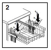 Хванете чекмеджето от двете страни и го вдигнете леко нагоре (фиг. 2а). 3 2.
