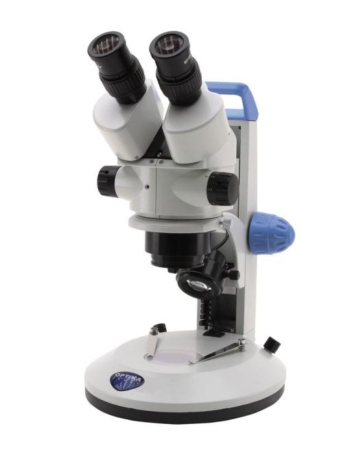 Бинокулярен стереомикроскоп, модел LAB-10 :, наклон 45, въртяща се на 360 Окуляри: WF10/16