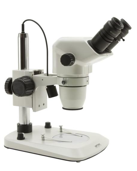 5х zoom Работно разстояние: 100мм Тринокулярен стереомикроскоп, модел SZM- LED2 :, наклон 455х zoom