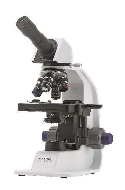 Монокулярен микроскоп, модел В-155 : Окуляр: WF10x/18mm Обективи: Висококонтрастни НС 4X/10X/40X/100X Масичка: Двуслойна, 125х116мм, механизъм за движение по Х и У 76мм х 30мм Кондензер: 1.2 N.A.