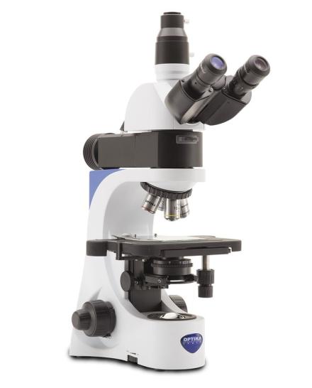 Тринокулярен, металографски микроскоп, модел B-383MET : Тринокулярна, въртяща се на 360, наклон на 30 Окуляри: WF 10x/20 Обективи: IOS W-PLAN MET 4x, 10x, 20x, 50x Масичка: Двуслойна 233 147 mm,