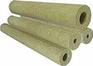 Изолационни материали Insulation materials Тръбна изолация от каменна вата - Rock wool pipe insulation с кашировка от Алуминии - with alluminium foil)(al) и без кашировкка - and standard Плътност -