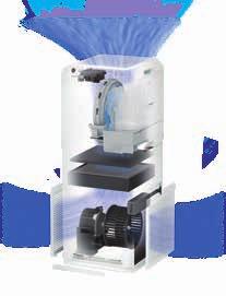 Въздухопречистватели MCK55W Пречистване и овлажняване на въздуха в едно ʯ Овлажняване и пречистване в едно ʯ Чист въздух благодарение на активния плазмен йонен разряд и технологията флаш стримър ʯ