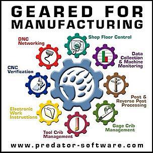 Оптимално производство c Predator Software Predator е набор от самостоятелни или напълно интегрирани софтуерни продукти за мрежово управление на производства с CNC машини, който увеличава драстично