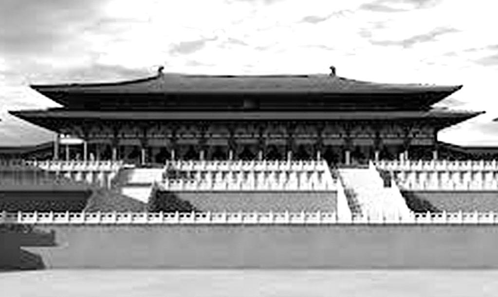 Дворецът Дамин (Dàmíng gōng, 大明宫 ) е построен през 634 г. като летен дворец за бащата на императора. По-късно е реновиран и уголемен и става постоянна резиденция на императора.