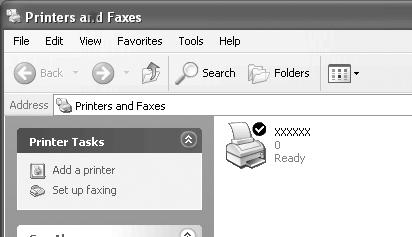 Забележка: Можете да промените името на споделения принтер, така че то да се появява само върху компютъра-клиент.