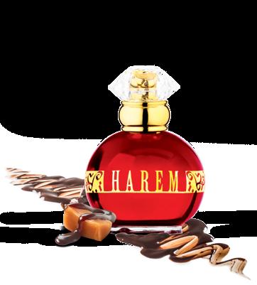 Harem е пленителна композиция от сочна мандарина и сладка комбинация от шоколад и карамел. Опияняващ жасмин и наситен аромат на пачули са перфектен завършек на това гурме произведение.