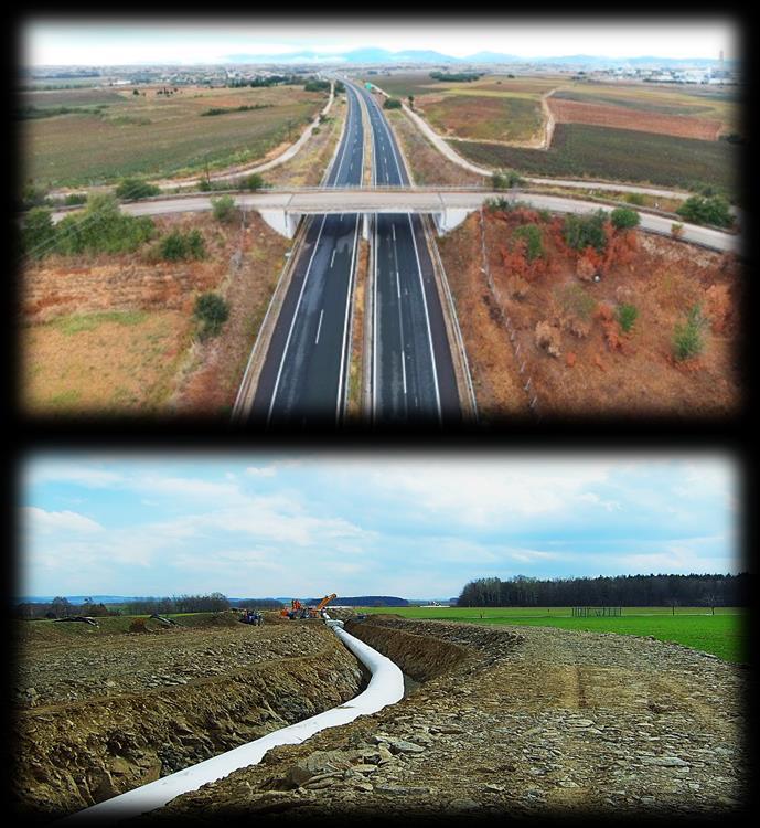 5. Голяма част от земите на територията на страната се уврежда и унищожава (Фиг. 6) при изграждането на линейни обекти (автомагистрали, пътища и ж.п. линии; тръбопроводи, далекопроводи, лифтове, влекове и т.