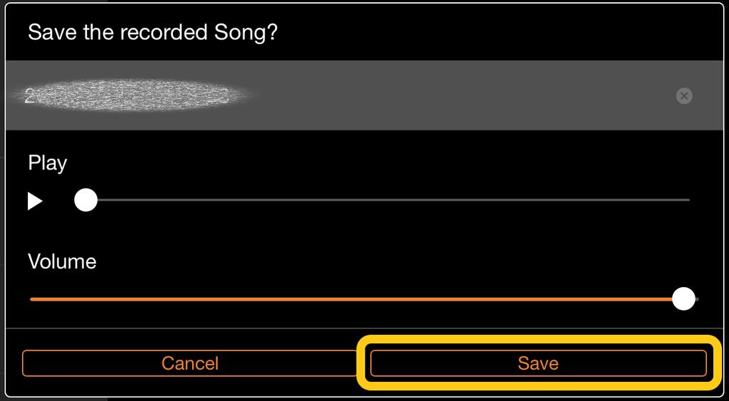 (Само за инструменти с функция за аудио записване:) Изберете формат на записване [Audio] (Аудио) или [MIDI]. 4. Натиснете [New Song] (Нова песен). 5. Натиснете (Зап.), за да започне записването. 6.