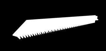 5, 8, 10, 16 и 25mm остриета за саблен трион Широката гама остриета за дърво и метал се предлагат в широка зъбна