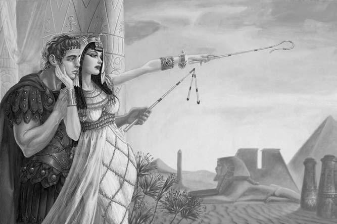 га. През 42 г. пр.н.е., Марк Антоний, един от триумвирите, управляващи Рим след смъртта на Цезар, призовал Клеопатра да се срещне с него в Тарс, за да засвидетелства своята лоялност.