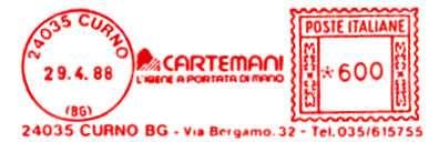 Bergamo 36 BG Gruppo EFFE BG Cartemani asciugamani in carta