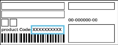 Приложението HomeWhiz може да изисква да въведете номера на продукта, показан на продуктовия етикет. Можете да намерите продуктовия етикет на вътрешната страна на вратата на уреда.