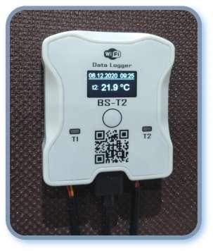 Двуканален записващ термометър BS-Т2 WiFi Ръководство за