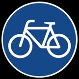 Велосипеден път/ Велосипедна лента за движение За всички останали колоезденето по тротоара е забранено; това важи също
