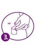 Стъпка 3 Поставете залепващата повърхност на пластира върху избраната област от кожата. Притиснете силно залепващата повърхност за около 10 секунди.