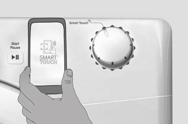 KASNEJŠA UPORABA Redna uporaba l Vsakič, ko želite upravljati stroj s pomočjo aplikacije, morate najprej omogočiti način Smart Touch z obračanjem gumba v ustrezni položaj.