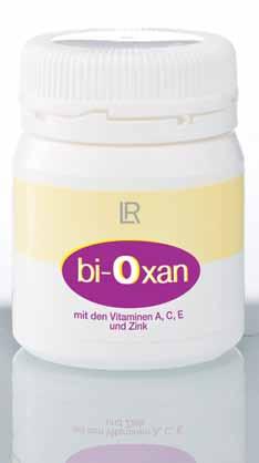 bi-oxan Противопоставете се на времето! BiOxan е хранителна добавка с шест антиоксидантни вещества, които се борят с преждевременното остаряване.