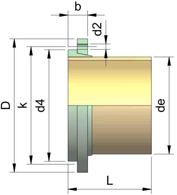 Свободен фланец GRP/Стомана PN 6, 10 C24 ФЛАНЦИ Свободните фланци са произведени от галванизирана стомана или стъклопласт (GRP). Дадените размери са валидни за фланци до номинално налягане от PN 10.