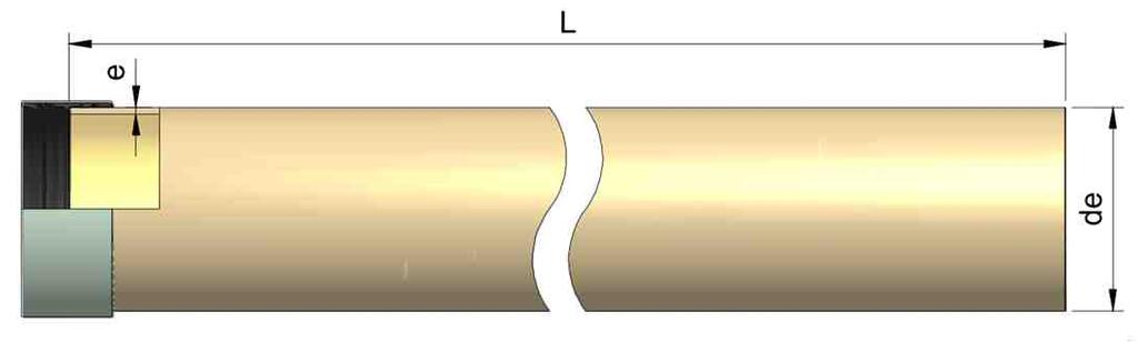 Напорни тръби 150-1000 PN 16, 20 A21 НАПОРНИ ТРЪБИ Стандартната дължина на тръбата е 6m. По заявка могат да бъдат доставени тръби с дължина от 1 / 2 / 3 m.