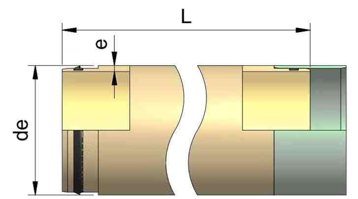 Тръби за релайнинг DN 750-1500 А03 БЕЗНАПОРНИ ТРЪБИ Тръбите за релайнинг се предлагат с вътрешна (външно свързана) муфа.