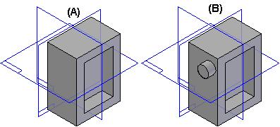 Симетрични компоненти Когато един компонент е определен като симетричен, колоната Action на диалоговия прозорец Mirror Settings за компонента е настроена на Rotate.