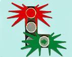 2.3. Трисекционен светофар с допълнителна секция -Тя се