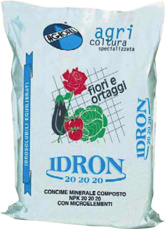 IDRON 20 20 20 ИДРОН 20 20 20 100% разтворим комбиниран тор IDRON 8 16 32+2МgО ИДРОН 8 16 32+2MgO Формулацията ИДРОН 8 16 32 + 2 MgO е подходяща за калиеволюбиви култури и се препоръчва за приложение