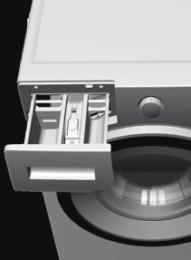 sifonas. 2 3 1 Skalbiklio kiekio nustatymas Reikiamas skalbimo miltelių kiekis priklauso nuo skalbinių kiekio, jų sutepimo laipsnio ir vandens kietumo.