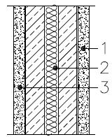 Тип-1 Външна стена двуслоен панел без положена топлоизолация. Слой Ном Външна стена тип 1 -панел Таблица 2.7 Описание δ λ δ/λ U 0 [-] [-] [mm] [W/m.K] [m 2.K/W] [W/m 2.