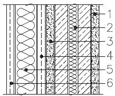 на термично съпр. от външ. страна R se [m 2.K/W] 0,04 2,44 Тип - 2 Външна стена двуслоен панел с положена топлоизолация. Слой Ном R 0 0,47 [m 2.K/W] U 0 2,12 [W/m 2.K] U 0 2,44 лин.м. Външна стена тип 2 - панел с положена топлоизолация Таблица 2.