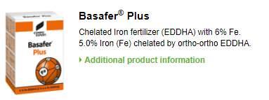 Микроелементи За почвено приложение 6% EDDHA железен тор с 83% съдържание на орто-орто.