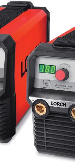 Серията Lorch MicorStick е оптимално подходяща за заваряването с базични, рутилови и специални електроди.