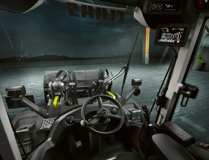 Дизайнът на кабината на TORION 94 / 8 задава нови стандарти по отношение на разполагаемо място, оборудване за комфорт и панорамна видимост.
