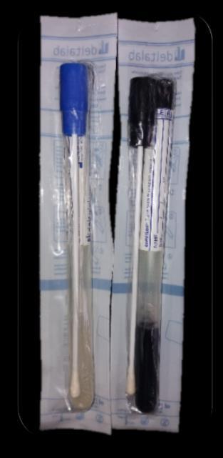 1/ Микробиология Транспортни тампони и гелова среда на Амиес Средата Амиес е модифицирана среда на Кари Блеър, но глицерофосфатът е заменен с неорганичен фосфат, а метиленовото синьо с медицински