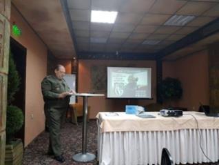 Срещата дискусия бе организирана от катедра Национална сигурност и публична администрация. В срещата участие взе подполковник Петър Митев, Началник на Военно окръжие Благоевград.