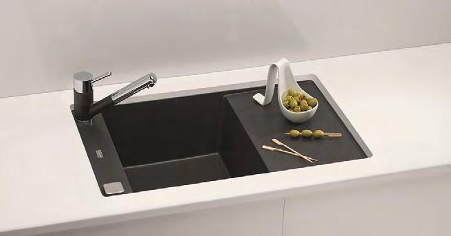 Гранитна кухненска мивка с отцедник Formic 30 Комплект с