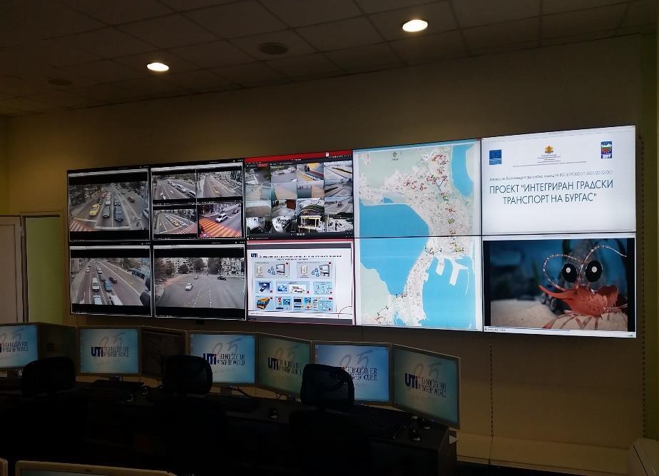 Център за видео наблюдение и управление на трафика Система за приоритет на автобусите Система интелигентно управление на светофарите предстои Информационни системи Мобилно приложение Смарт терминали,