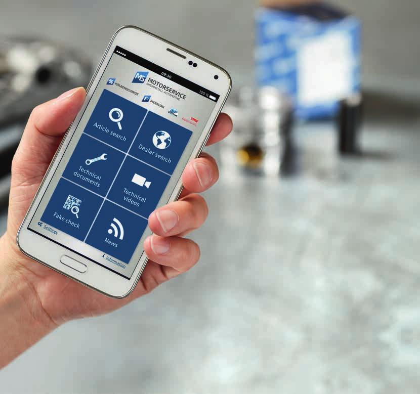 Motorservice приложение Мобилен достъп до техническо