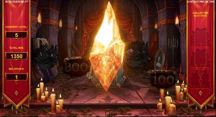 Жетонните печалби по време на Hidden Treasure Bonus Game, без Great Treasure Win, се умножават по нивото на залагане и всеки приложим множител.