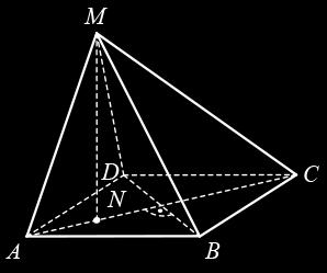 MB (BDM) следва, че AC MB 6 От MN (ABCD) и BD (ABCD) следва, че MN BD От AC BD (диагонали