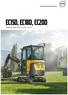 Volvo Brochure Compact Excavators EC15D, EC18D, EC20D Bulgarian