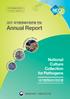 Annual Report. National Culture Collection for Pathogens